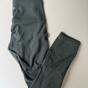 Lululemon High-Rise align 25”Leggings in grey green